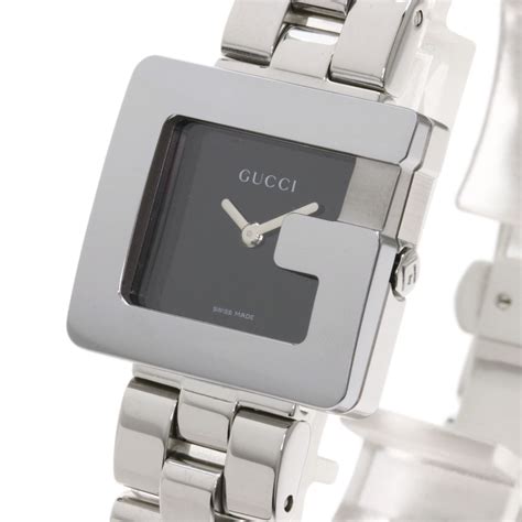 gucci watch square silver|gucci women's watch square face.